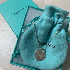Tiffany & Co Heart Tag Necklace